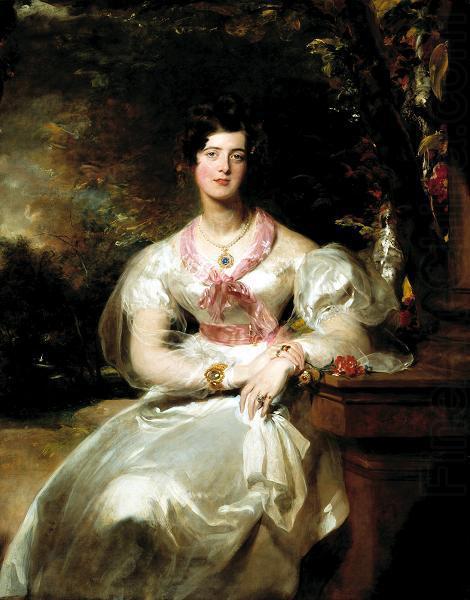 Sir Thomas Lawrence Portrait of the Honorable Mrs. Seymour Bathurst oil painting picture